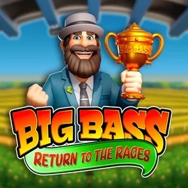Big Bass Return to the Races logo by Pragmatic Play at Sankra Casino