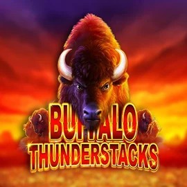 Buffalo Thunderstacks slot logo by Amatic Industries at Sankra Casino