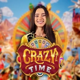 Crazy Time logo by Evolution at Sankra Casino