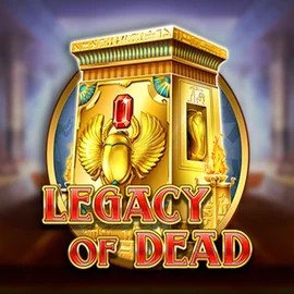 Legacy of Dead slot logo by Play'n GO at Sankra Casino