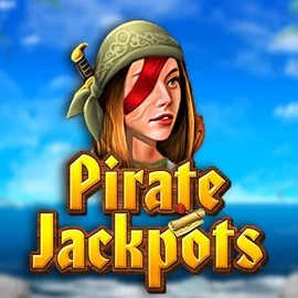 Pirate Jackpots slot logo by Belatra Games at Sankra Casino