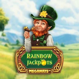 Rainbow Jackpots Megaways online game logo by Red Tiger Gaming on sankra.eu.com