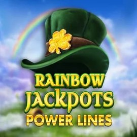 Rainbow Jackpots Power Lines online game logo by Red Tiger Gaming on sankra.eu.com