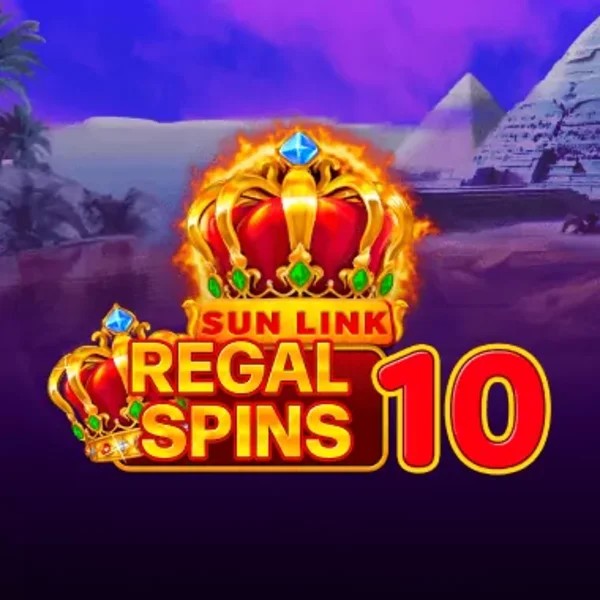 Regal Spins 10 logo by PatePlay at Sankra Casino