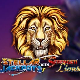 Stellar Jackpots with Serengeti Lions by Lightning Box Game, showcased at sankra.eu.com – game logo