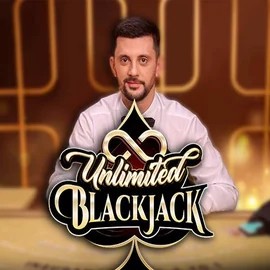 Unlimited Blackjack online game logo by Ezugi on sankra.eu.com